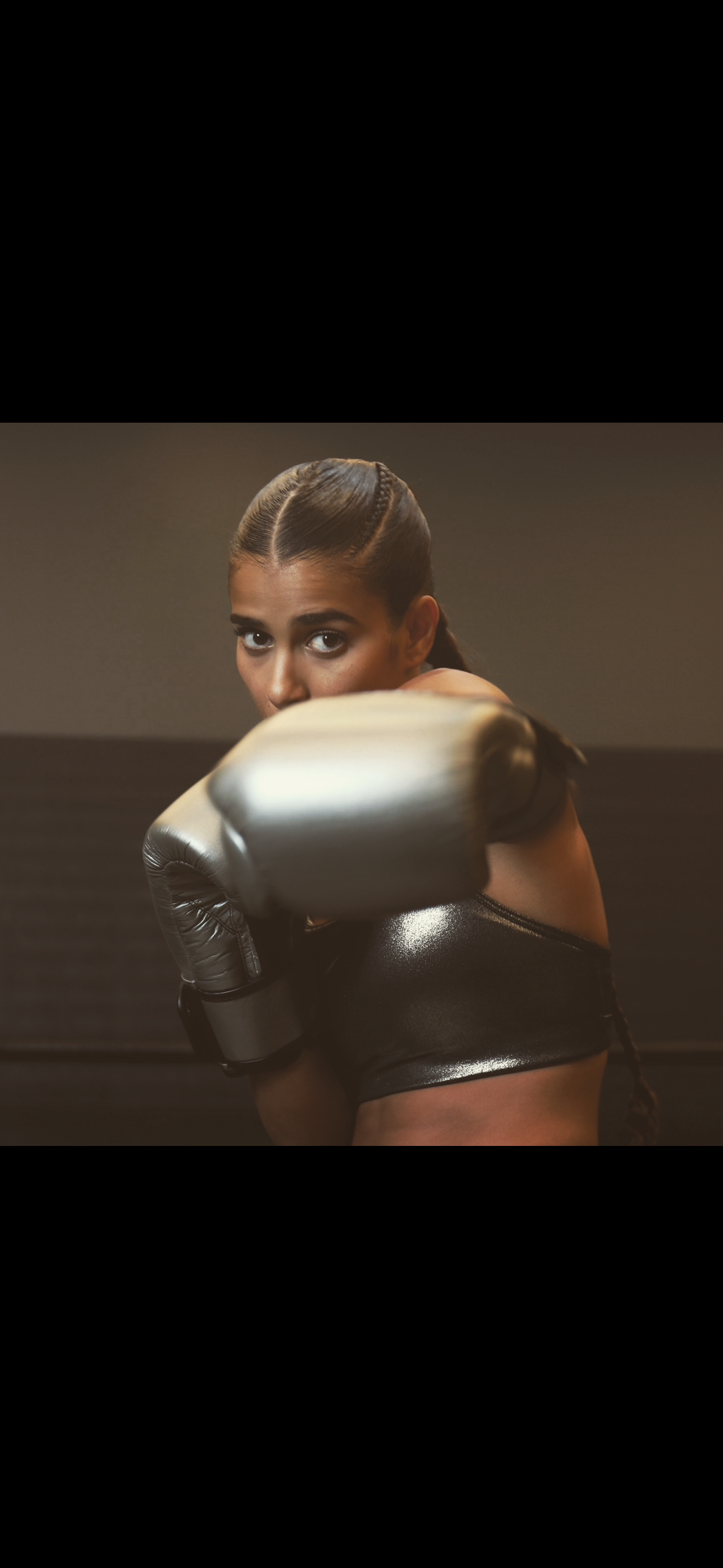 Karima Gandouz, coach de boxe, en plein direct